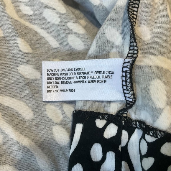 Diane von Furstenberg x Target Black White Print Wrap Midi Dress Size M - Picture 7 of 9